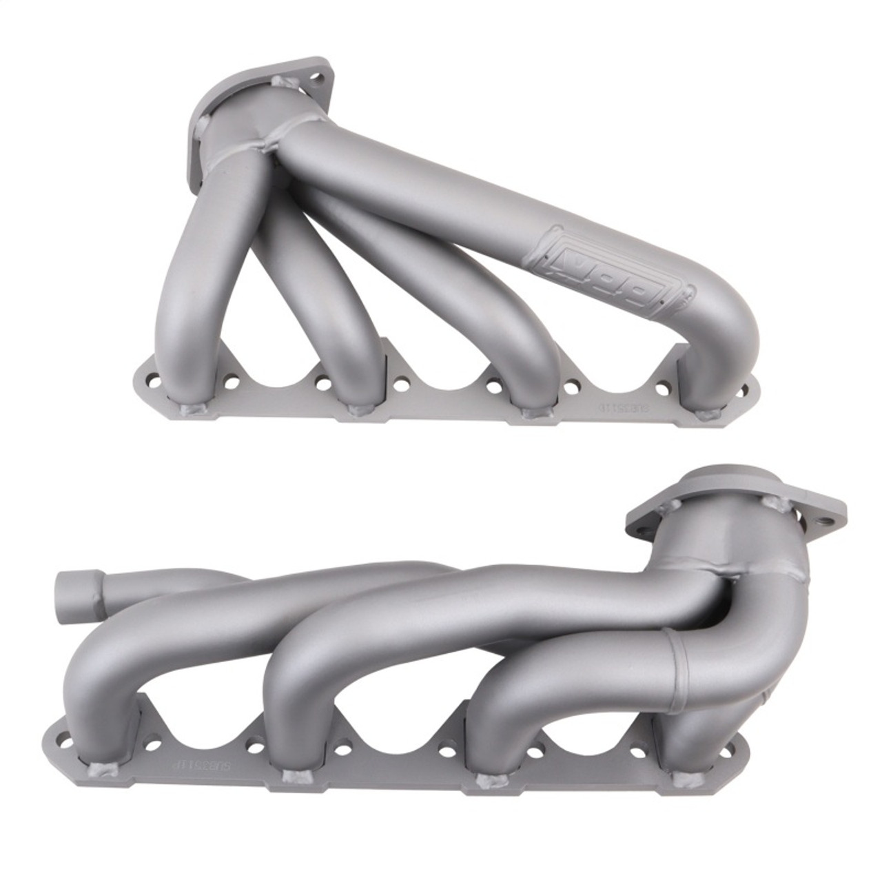 BBK 87-95 Ford F150 Truck 5.8 351 Shorty Unequal Length Exhaust Headers - 1-5/8 Titanium Ceramic - 3511