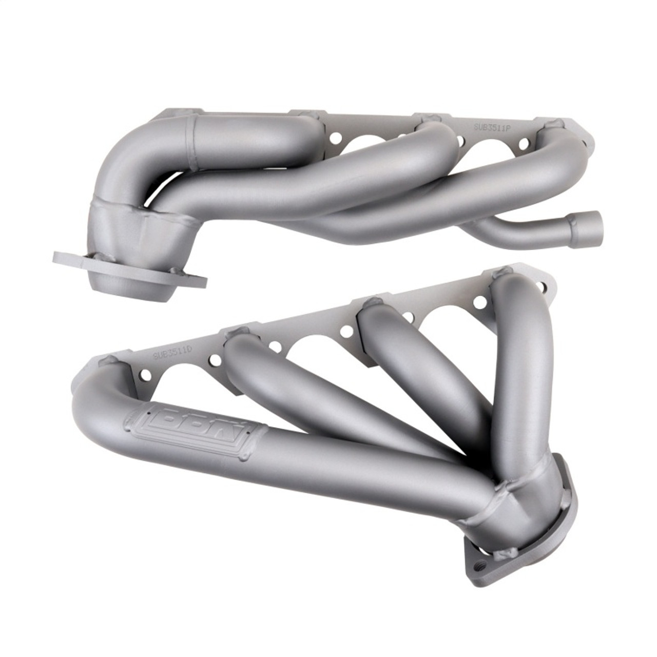 BBK 87-95 Ford F150 Truck 5.8 351 Shorty Unequal Length Exhaust Headers - 1-5/8 Titanium Ceramic - 3511