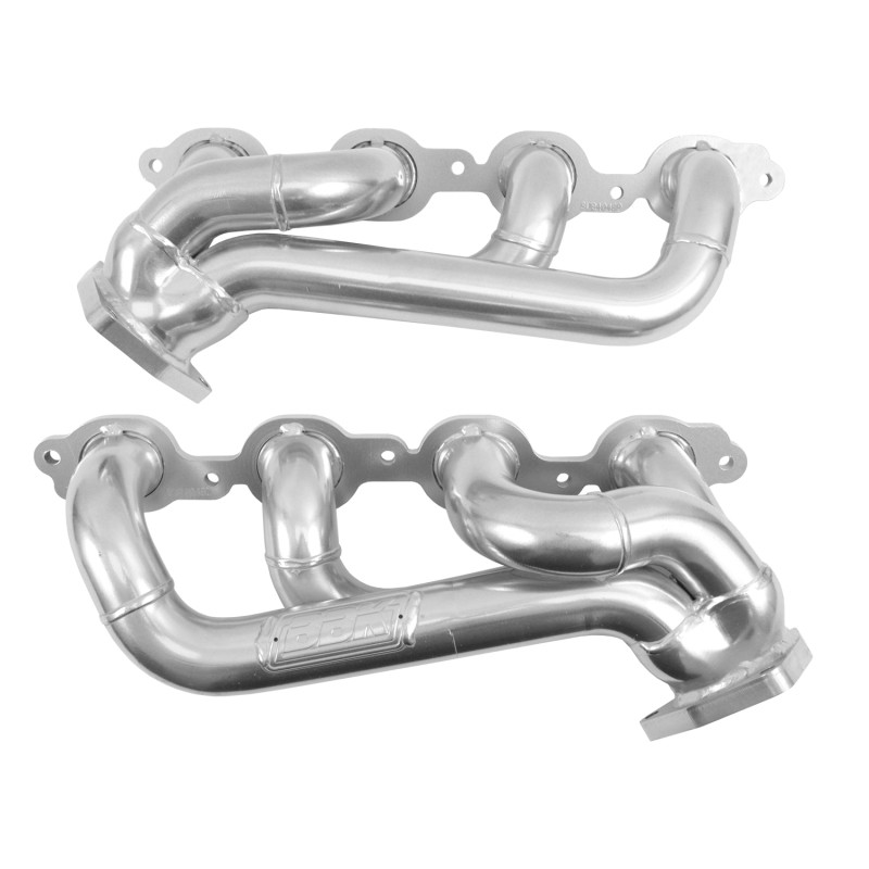 BBK 19-24 GM Full Size 5.3/6.2L Shorty Headers (Silver Ceramic) - 40480