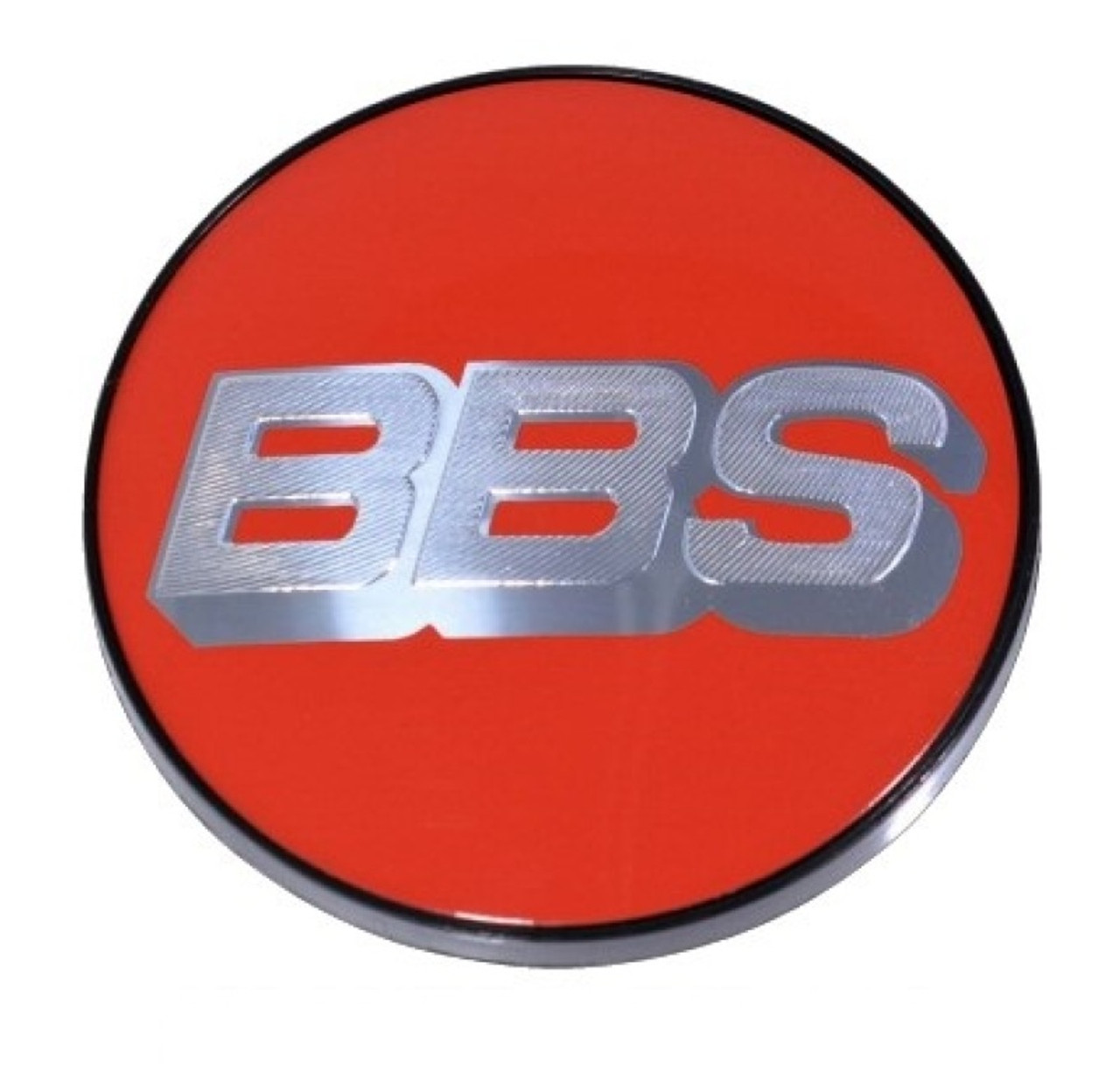 BBS Center Cap 70.6mm Red/Silver (5-Tab) - 10.02.3605