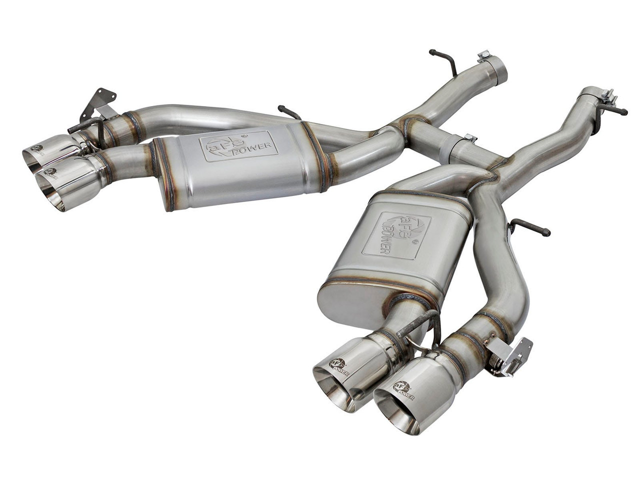 aFe Power MACH Force-XP Axleback Exhaust w. Polished Tips - Gen 6 Camaro SS / ZL1