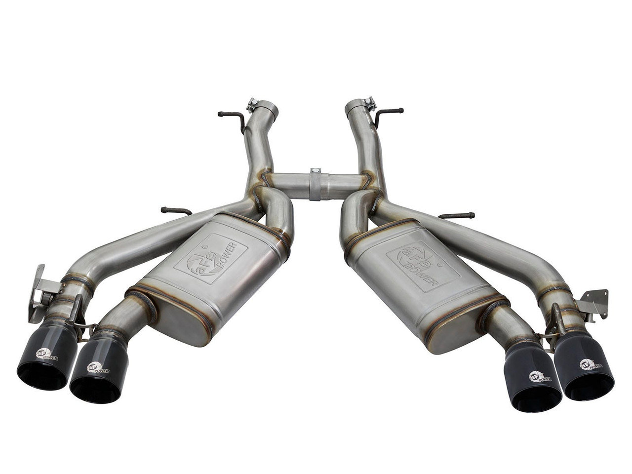 aFe Power MACH Force-XP Axleback Exhaust w. Black Tips - Gen 6 Camaro SS / ZL1