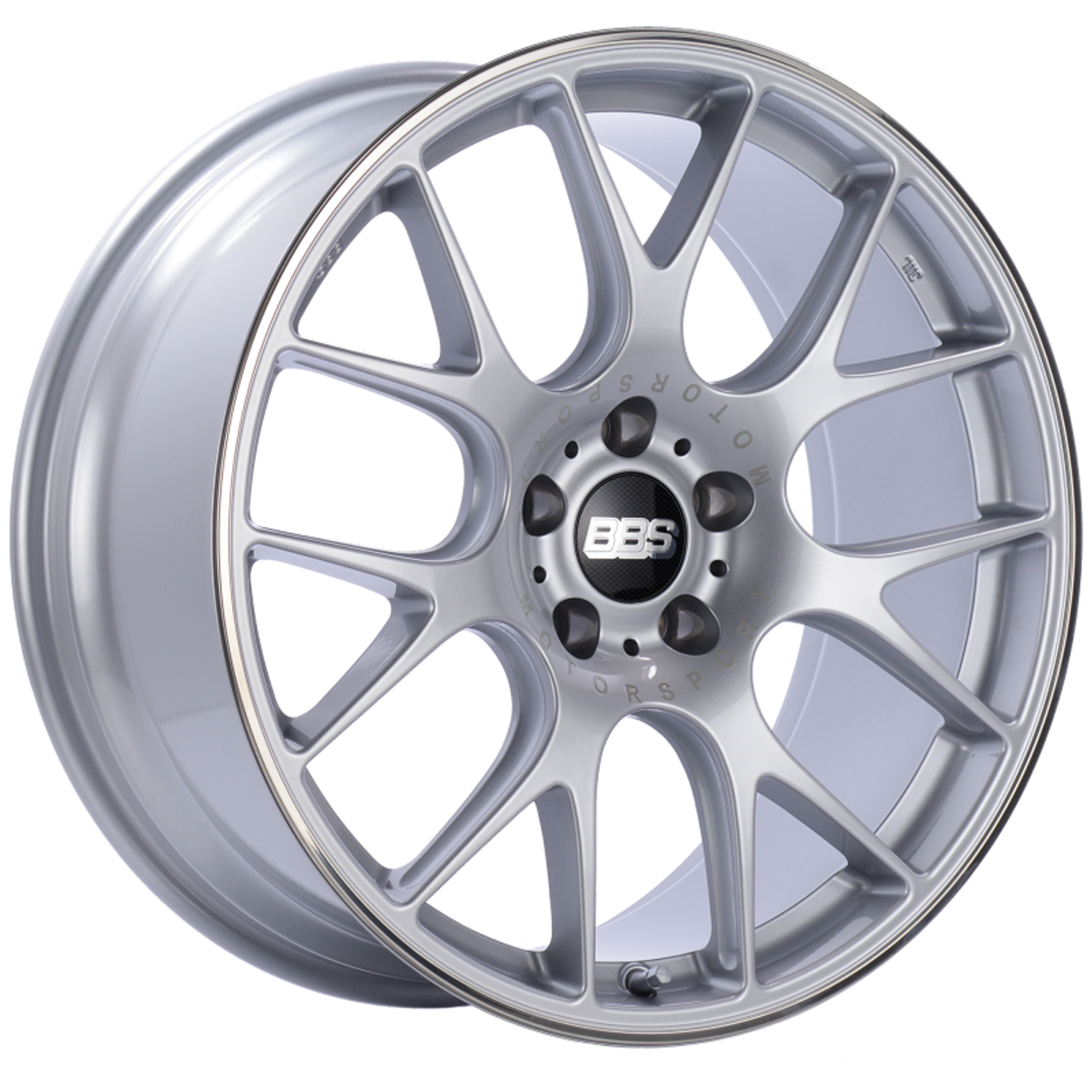 BBS CH-R 20x9 5x112 ET25 Brilliant Silver Polished Rim Protector Wheel -82mm PFS/Clip Required - CH102SPO