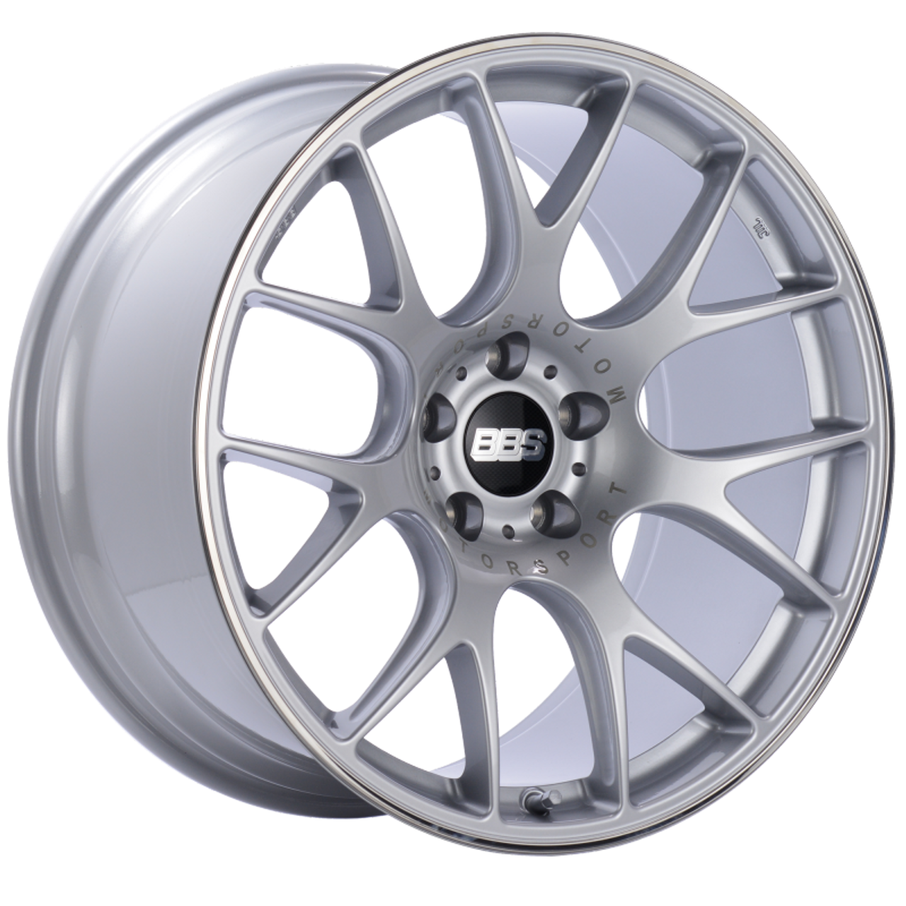 BBS CH-R 20x10.5 5x112 ET25 Brilliant Silver Polished Rim Protector Wheel -82mm PFS/Clip Required - CH103SPO