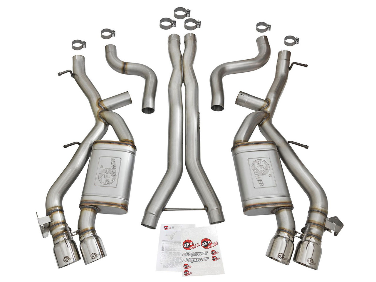 aFe Power MACH Force-XP Catback Exhaust w. Polished Tips - Gen 6 Camaro SS / ZL1