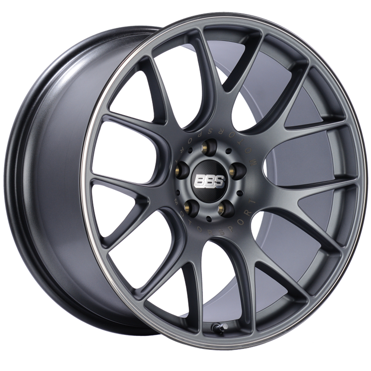 BBS CH-R 20x10.5 5x114.3 ET24 CB66 Satin Titanium Polished Rim Protector Wheel - CH125TIPO