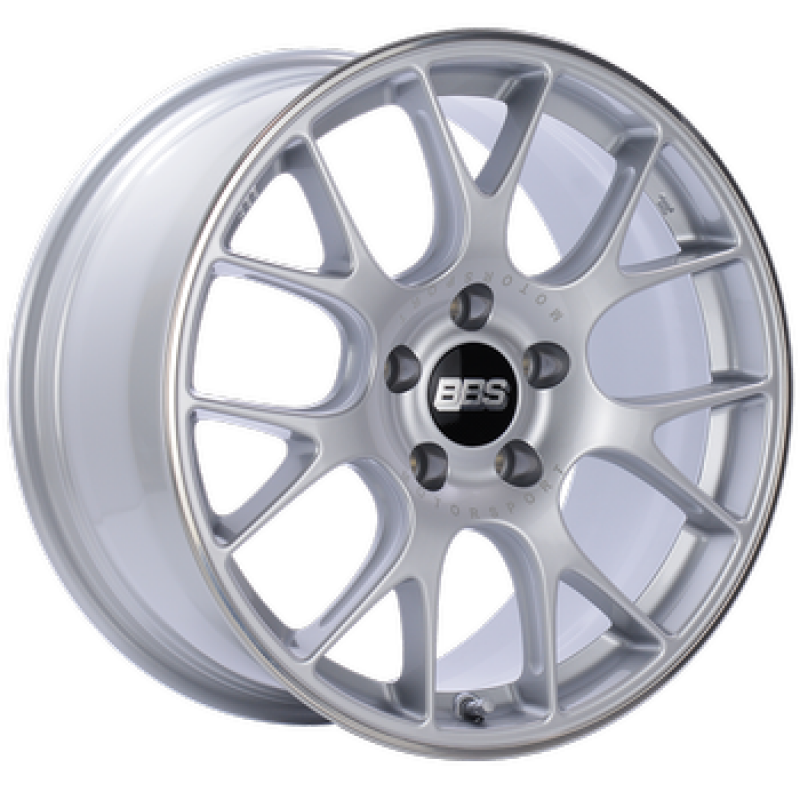 BBS CH-R 20x11.5 5x130 ET65 CB71.6 Brilliant Silver Polished Rim Protector Wheel w/Motorsport Etched - CH137SPO-MTSP Photo - Primary