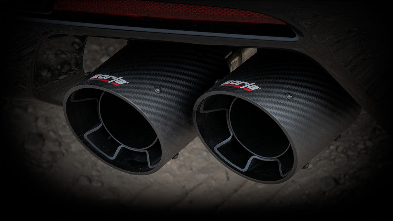 Borla S-Type Axleback Exhaust w. Quad CF Tips w. NPP Valves - Gen 6 Camaro SS