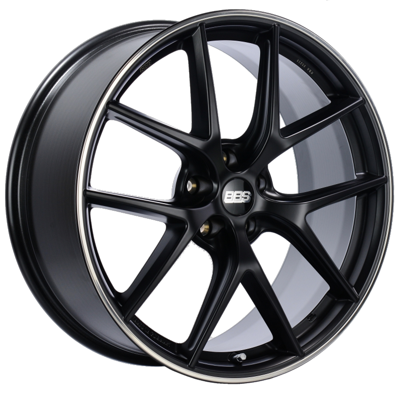 BBS CI-R 20x8.5 5x114.3 ET40 Satin Black Polished Rim Protector Wheel -82mm PFS/Clip Required - CI0104BPO