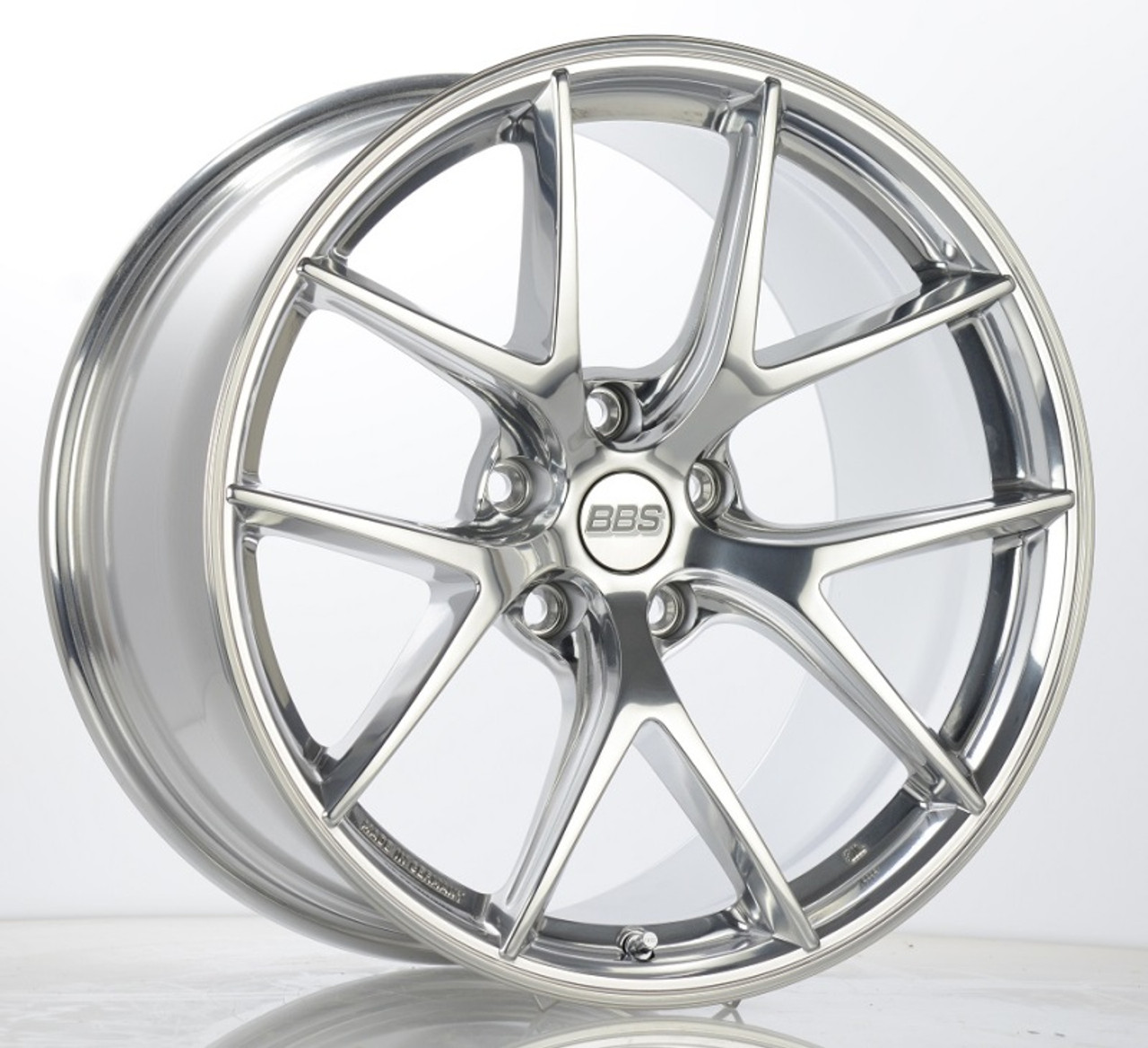 BBS CI-R 20x11.5 5x120 ET52 Ceramic Polished Rim Protector Wheel -82mm PFS/Clip Required - CI0801CP