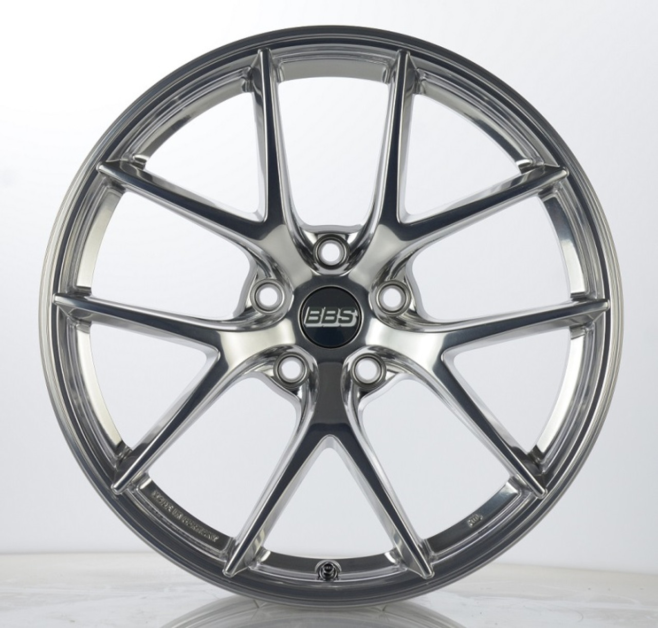 BBS CI-R 20x11.5 5x120 ET52 Ceramic Polished Rim Protector Wheel -82mm PFS/Clip Required - CI0801CP