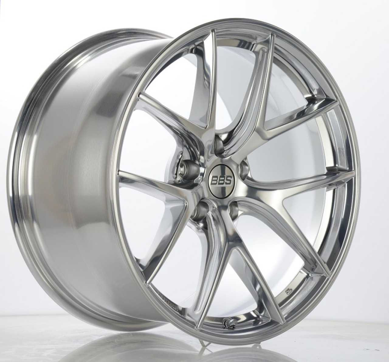 BBS CI-R 20x11.5 5x120 ET52 Ceramic Polished Rim Protector Wheel -82mm PFS/Clip Required - CI0801CP