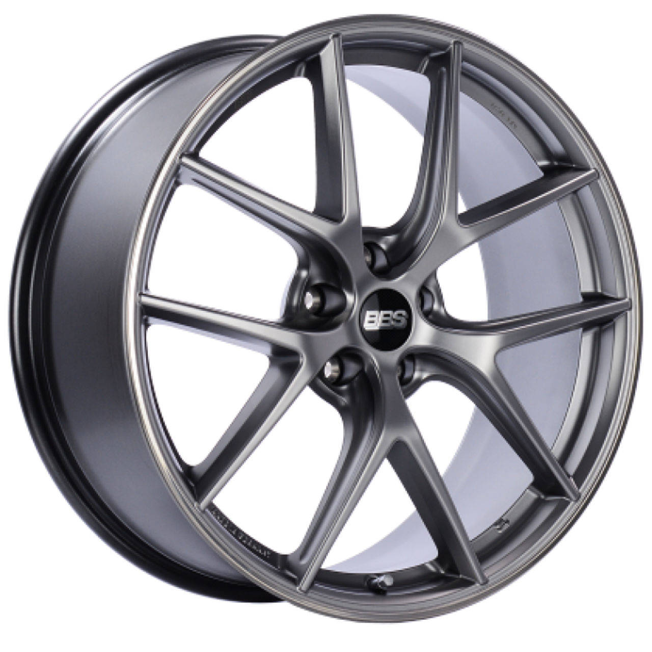 BBS CI-R 19x9.5 5x120 ET25 Platinum Silver Polished Rim Protector Wheel -82mm PFS/Clip Required - CI2401PSPO