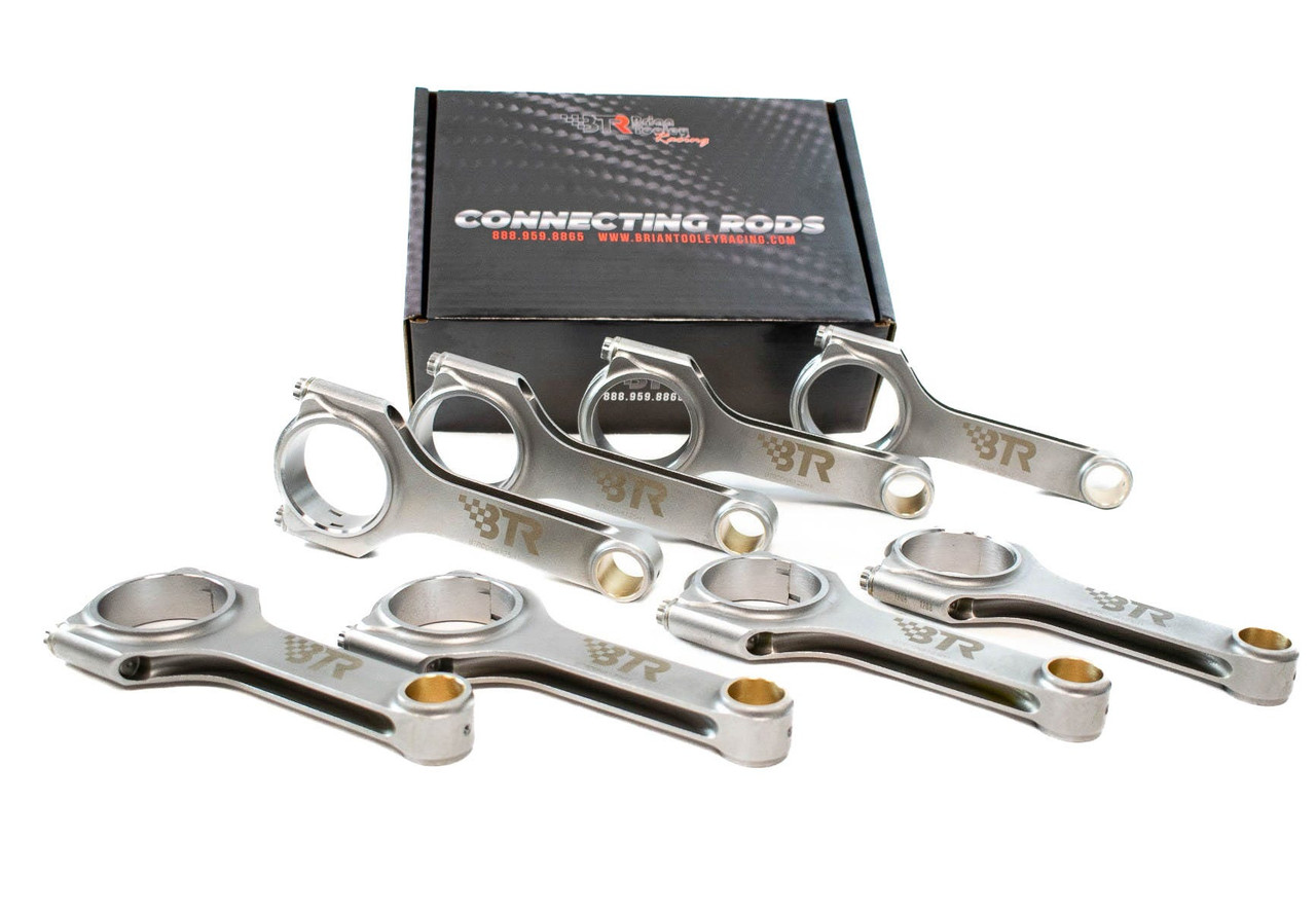 BTR Forged H-Beam Connecting Rods - 6.125" w. ARP 2000 Bolts - LS / LT