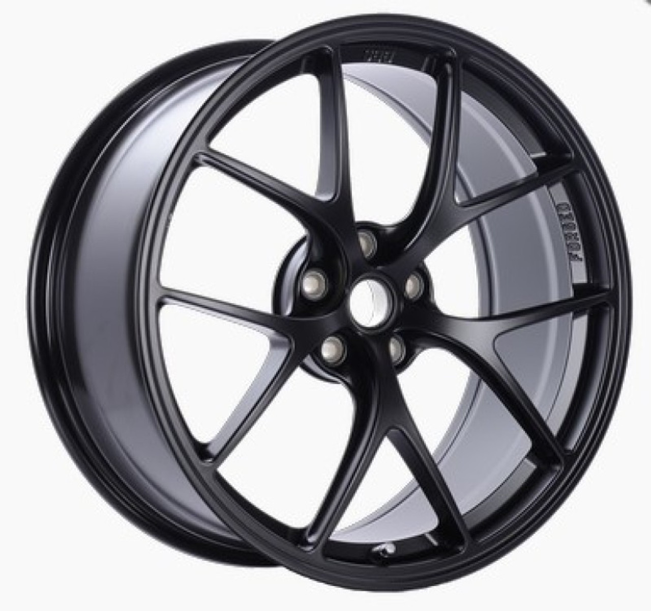 BBS FI 20x8.75 5x114.3 ET44 CB67 Black Satin Wheel -82mm PFS/Clip Req - FI025BS