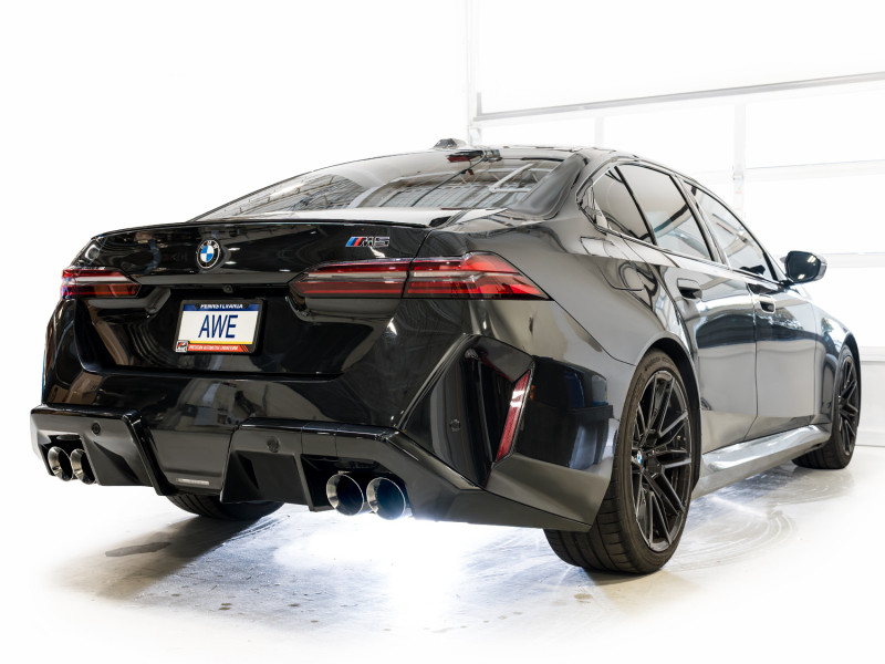 AWE BMW G90/G99 M5 Touring Edition Catback Exhaust - Chrome Silver Tips - 3015-42790 Photo - Mounted