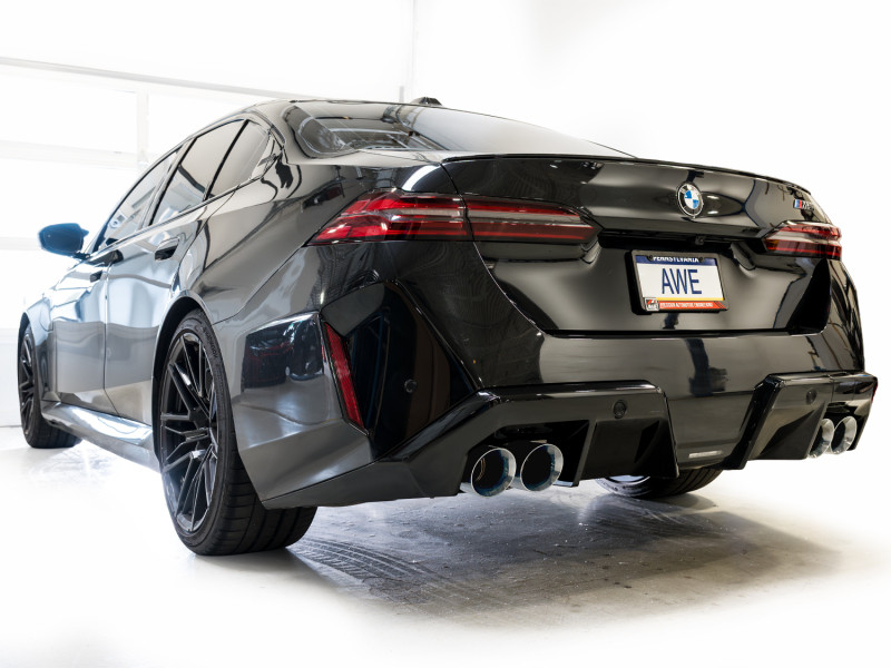 AWE BMW G90/G99 M5 Touring Edition Catback Exhaust - Chrome Silver Tips - 3015-42790 Photo - Mounted