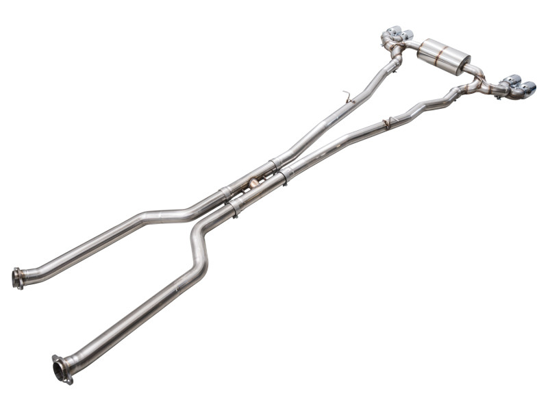 AWE BMW G90/G99 M5 Touring Edition Catback Exhaust - Chrome Silver Tips - 3015-42790 Photo - out of package