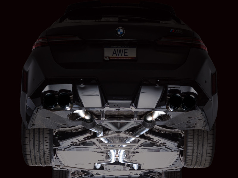 AWE BMW G90/G99 M5 Touring Edition Catback Exhaust - Diamond Black Tips - 3015-43790 Photo - Mounted
