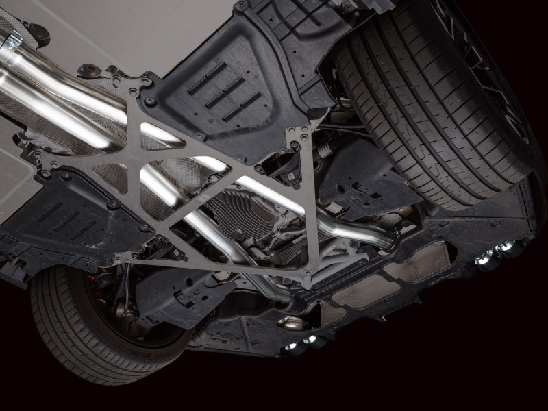 AWE BMW G90/G99 M5 Track Edition Catback Exhaust - Chrome Silver Tips - 3020-42790 Photo - Mounted
