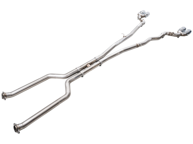 AWE BMW G90/G99 M5 Track Edition Catback Exhaust - Chrome Silver Tips - 3020-42790 Photo - out of package
