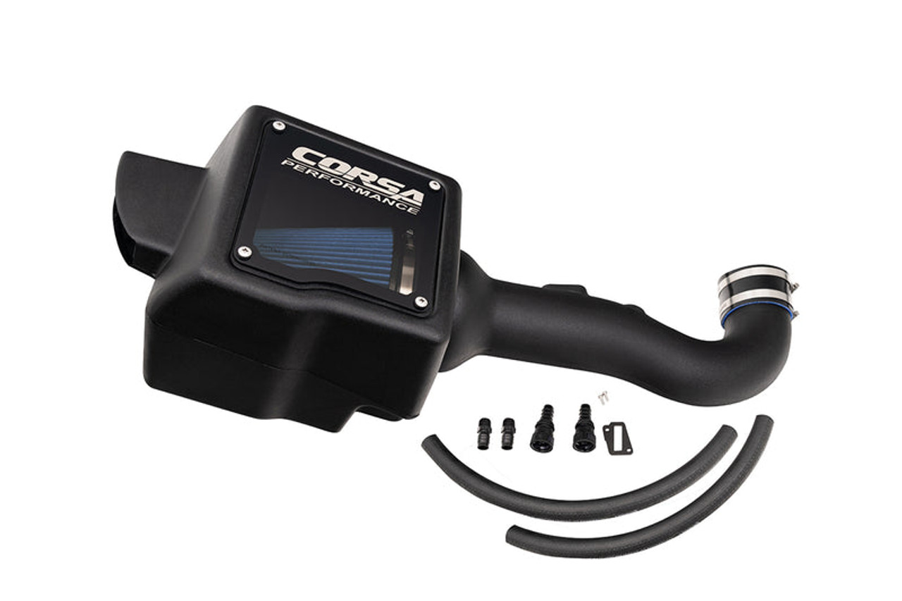 Corsa Performance Cold Air Intake w. Maxflow Oiled Filter - 14-18 Silverado & Sierra 5.3L