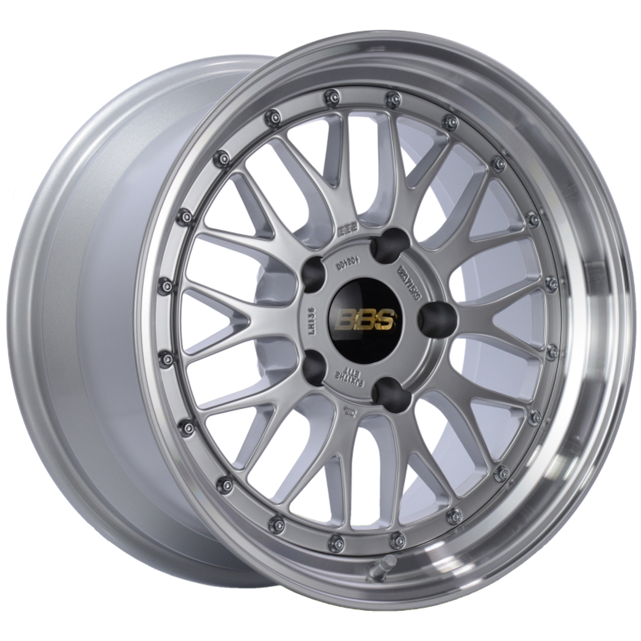 BBS LM 17x9 5x130 ET17 CB71.6 Diamond Silver Center Diamond Cut Lip Wheel - LM136DSPK