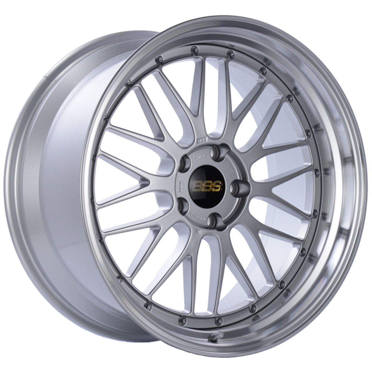 BBS LM 20x10 5x120 ET20 Diamond Silver Center Diamond Cut Lip Wheel -82mm PFS/Clip Required - LM226DSPK