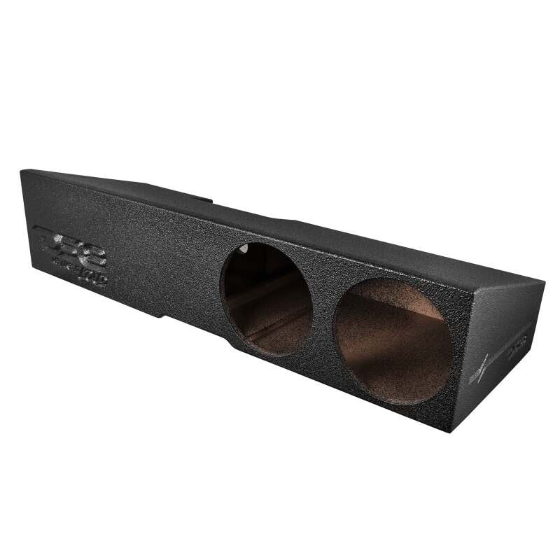 DS18 2x 10in Forward Firing Underseat Ported Box Subwoofer Enclosure- Black Spray Liner Paint Finish - EBM-FFPCHEVY19-2X10 Photo - Close Up