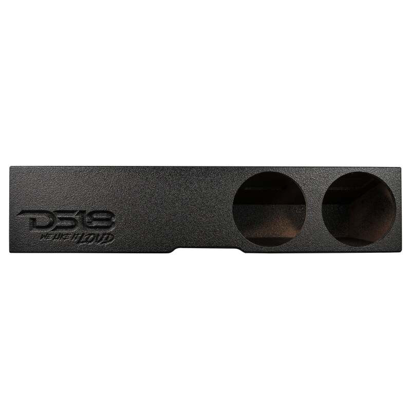 DS18 2x 10in Forward Firing Underseat Ported Box Subwoofer Enclosure- Black Spray Liner Paint Finish - EBM-FFPCHEVY19-2X10 Photo - Close Up