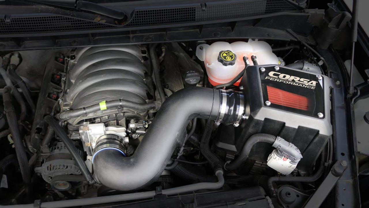 Corsa Performance Cold Air Intake w. Powercore Dry Filter - 19-24 Silverado & Sierra 5.3L