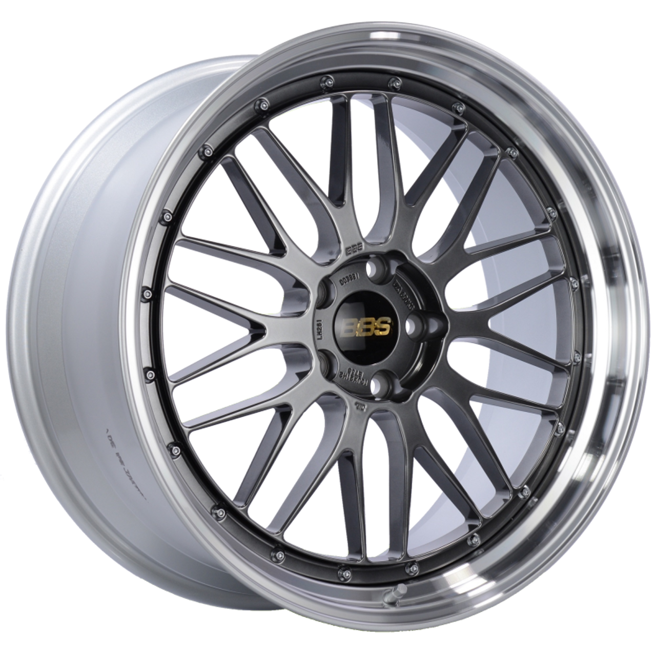 BBS LM 21x10 5x120 ET38 Diamond Black Center Diamond Cut Lip Wheel -82mm PFS/Clip Required - LM261DBPK