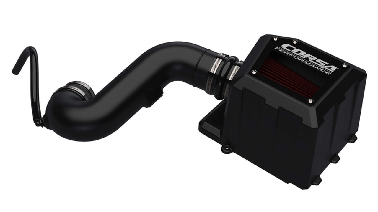 Corsa Performance Cold Air Intake w. Drytech Dry Filter - 19-24 Silverado & Sierra 6.2L