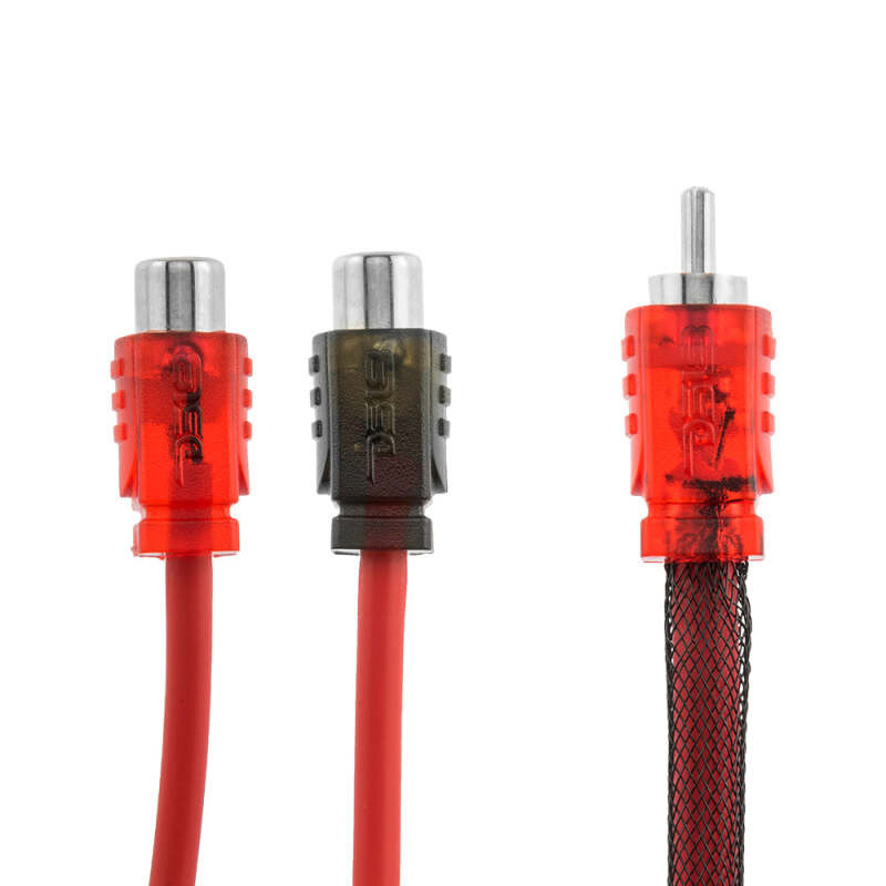DS18 Level 2 RCA Y Connector 1 Male to 2 Female 10 x Pack - R1M2F.10PK Photo - Close Up