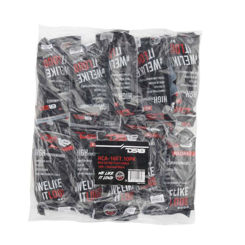 DS18 Level 1 RCA 16-Feet  10 x Pack - RCA-16FT.10PK Photo - Close Up