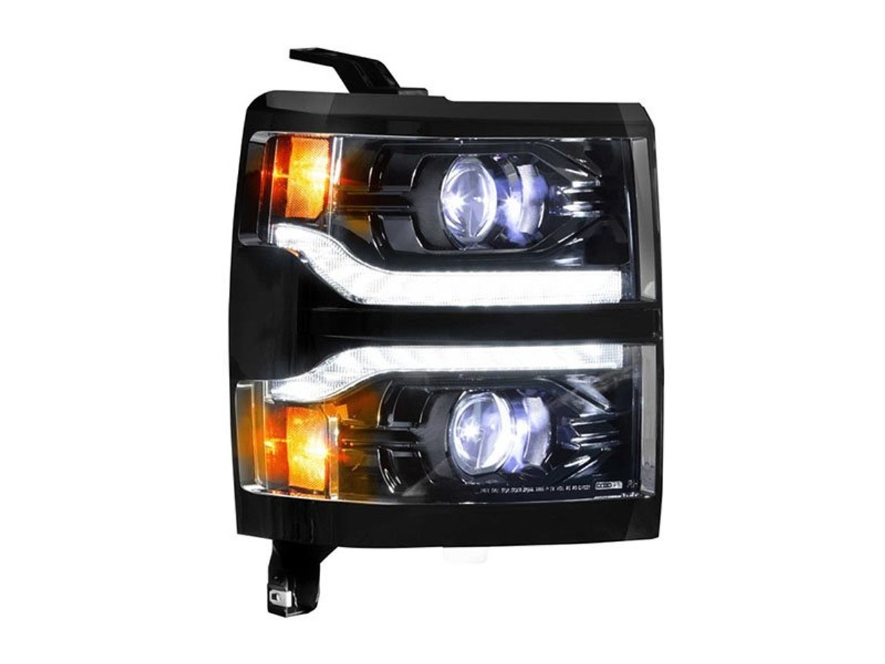  Morimoto XB LED Headlights w. Black Trim - 14-15 Silverado 1500