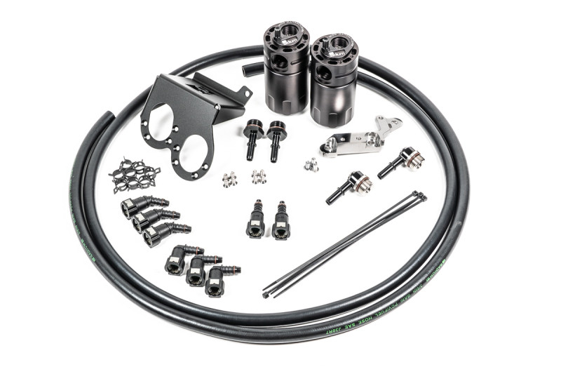 Radium Engineering Dual Catch Can Kit 17-19 Corvette LT1 w/ Dry Sump Fluid Lock - 20-1286-FL Photo - Primary