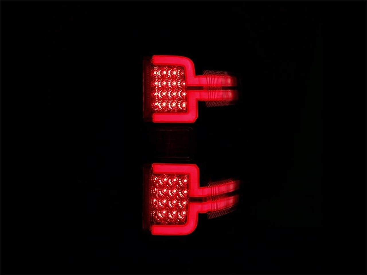 Anzo Sequential LED Tail Lights - Black Housing / Clear Lens - 14-18 Silverado 1500