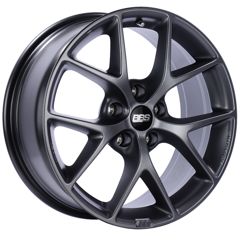 BBS SR 19x8.5 5x108 ET45 Satin Grey Wheel -70mm PFS/Clip Required - SR030SG