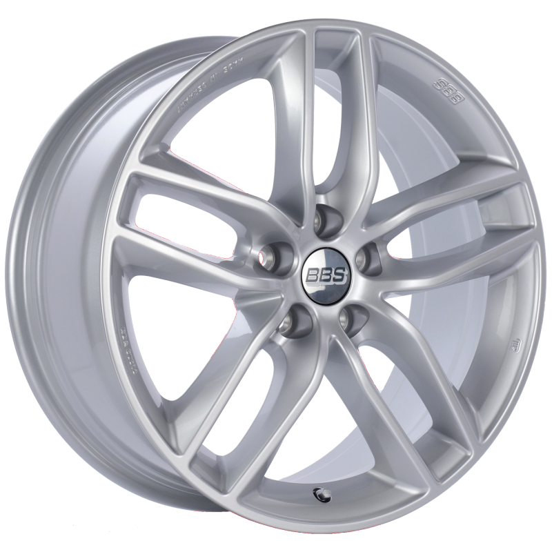 BBS SX 18x8 5x120 ET30 Sport Silver Wheel -82mm PFS/Clip Required - SX0102SK