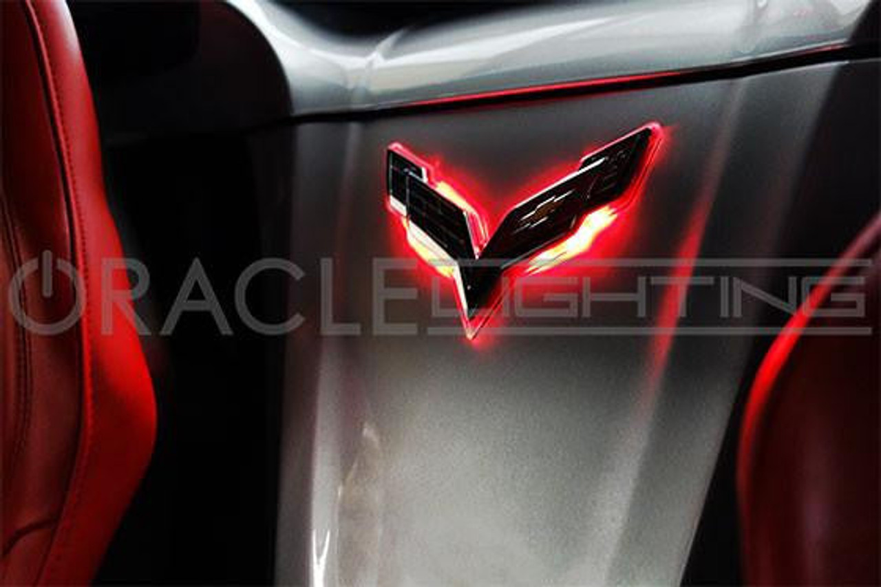 Oracle Rear Illuminated Corvette Emblem - 14-19 Corvette C7