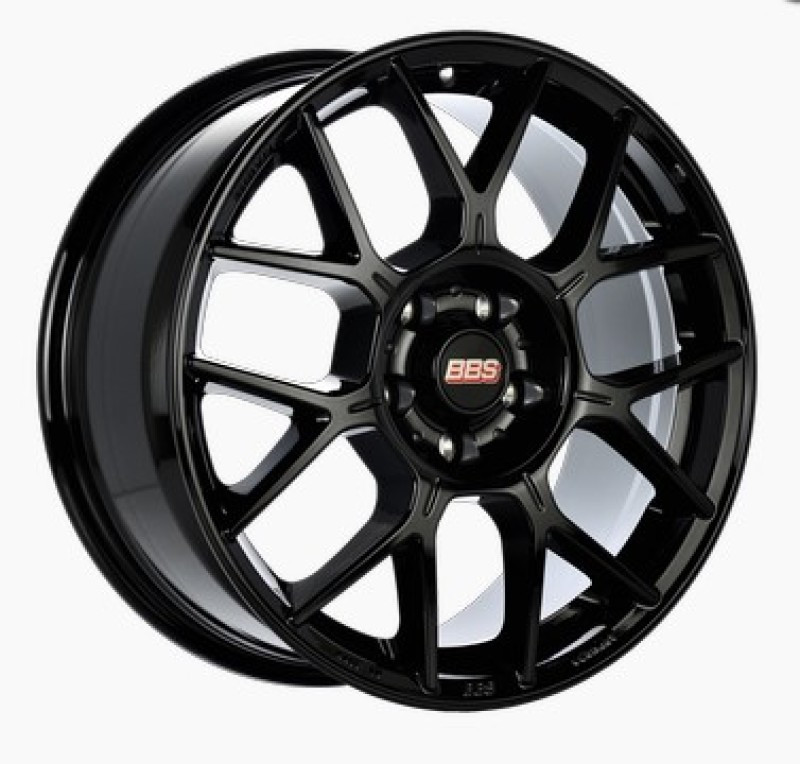 BBS XR 18x8 5x100 ET45 Gloss Black Wheel - 70mm PFS/Clip Required - XR0108BG