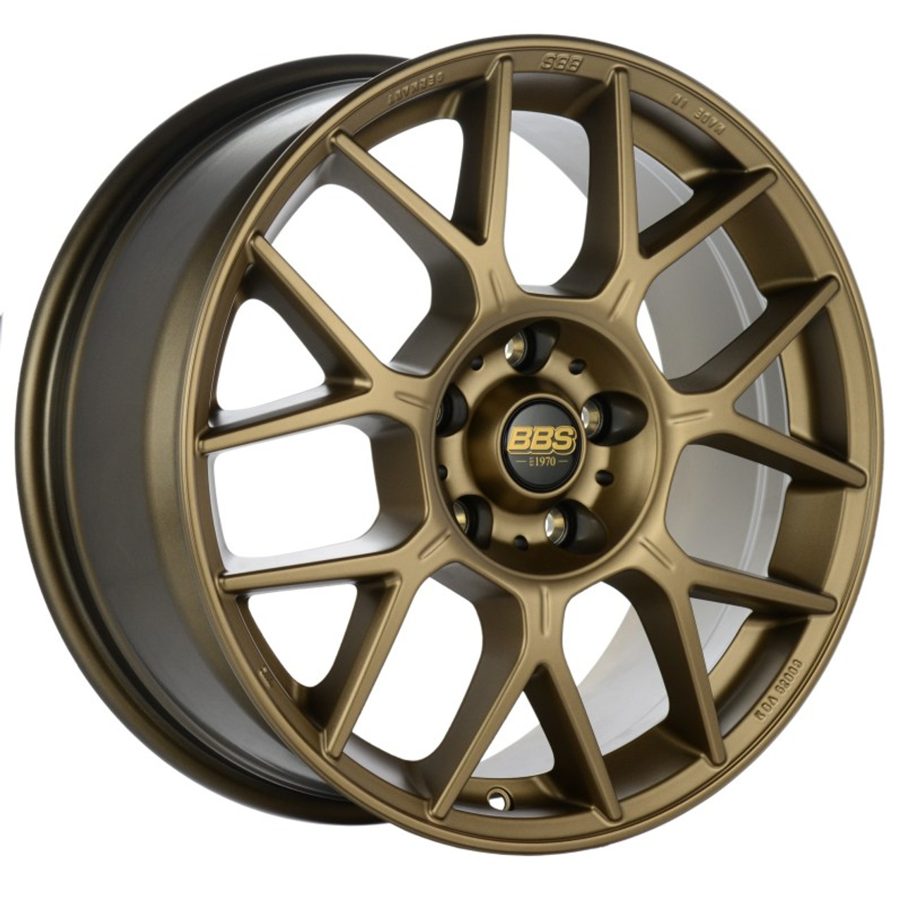 BBS XR 19x8.5 5x114.3 ET40 Bronze Wheel -82mm PFS/Clip Required - XR0206MBZ