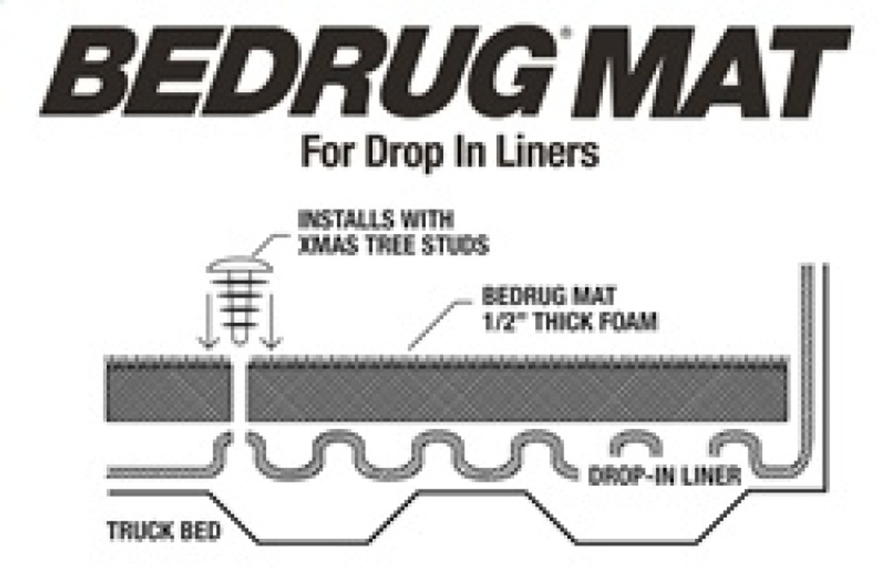 BedRug 19-23 Chevrolet Silverado / GMC Sierra 1500 6ft 6in Bed Drop-In Bed Mat - BMC19SBD