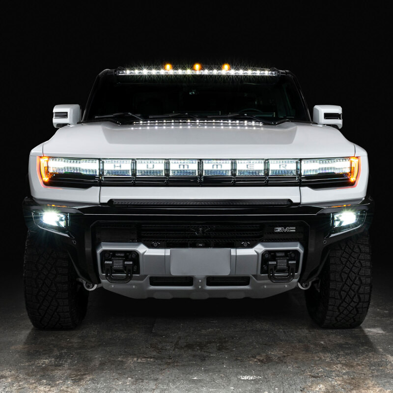 Oracle 22-24 Hummer EV 5in Roof Mount Curved Light Bar w/ Brackets - 6923-023 Photo - lifestyle view