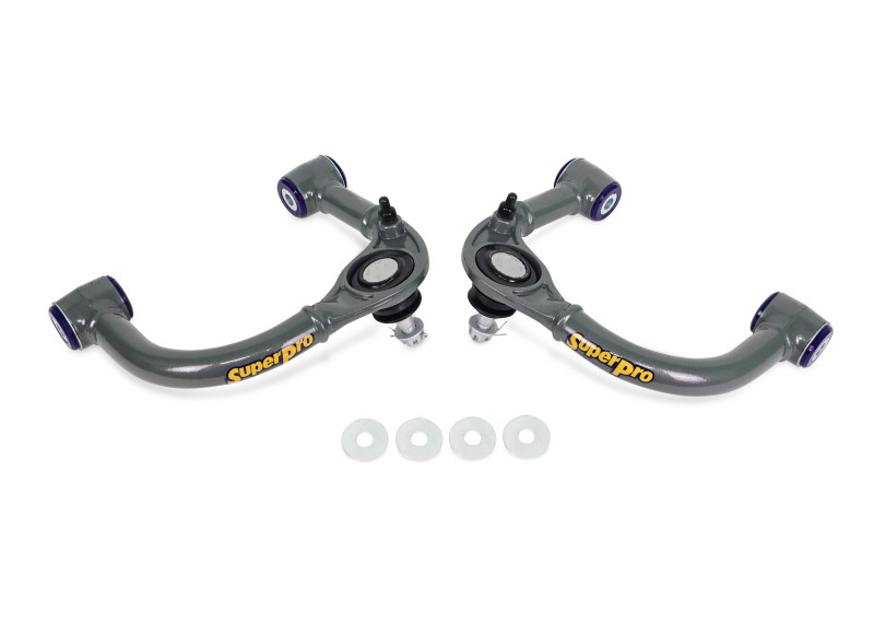 SuperPro 03-09 Lexus GX470 / Toyota 4Runner Sport 4WD Front Upper Fixed Offset Control Arm Set - TRC6480E Photo - out of package