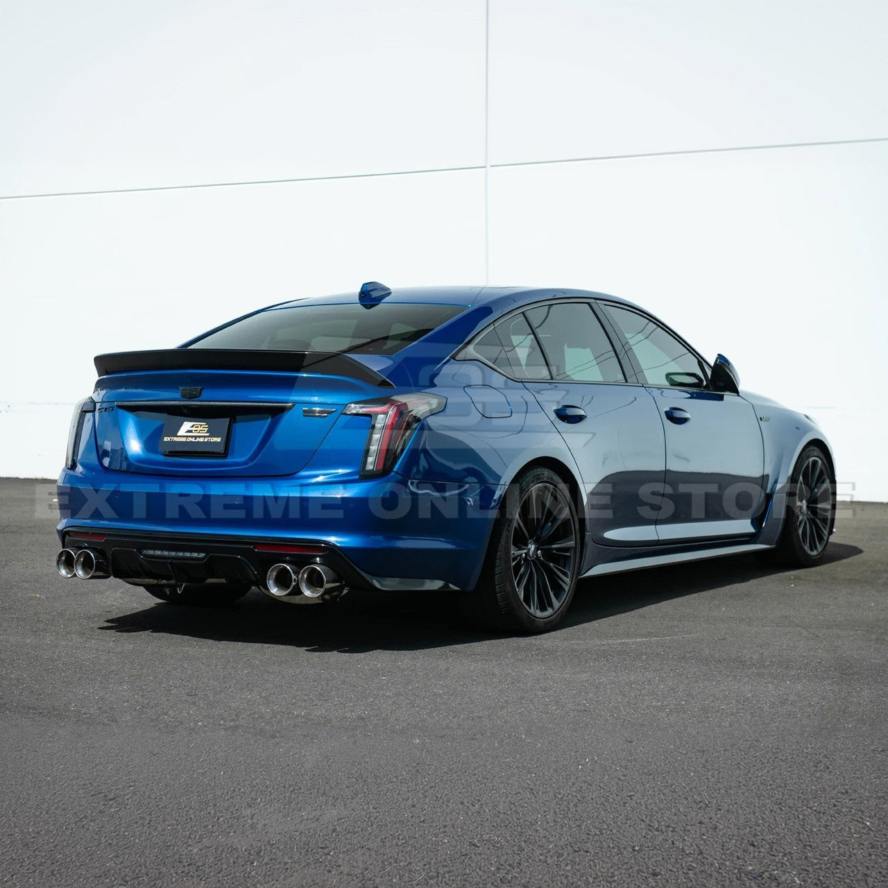 EOS Rear Spoiler - Carbon Flash Metallic - 2020+ Cadillac CT5-V Blackwing (SPOILER-447-V2-FRP)