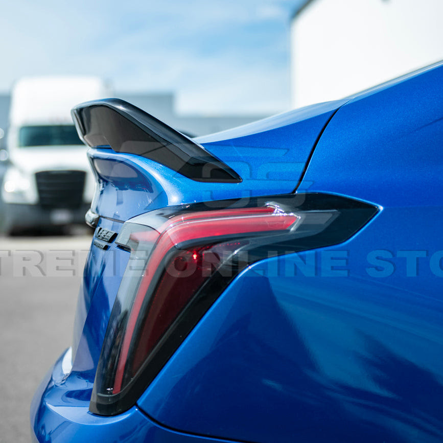 EOS Rear Spoiler - Carbon Flash Metallic - 2020+ Cadillac CT5-V Blackwing (SPOILER-447-V2-FRP)