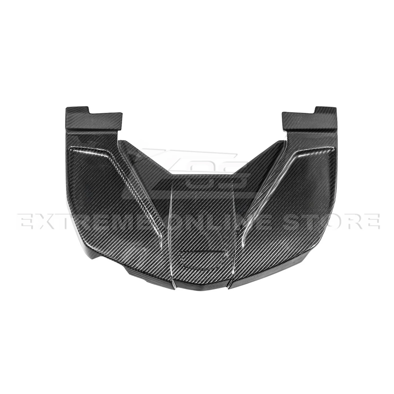 EOS Carbon Fiber Engine Cover - 2022+ Cadillac CT5-V Blackwing (VENT-1358-BKCF)
