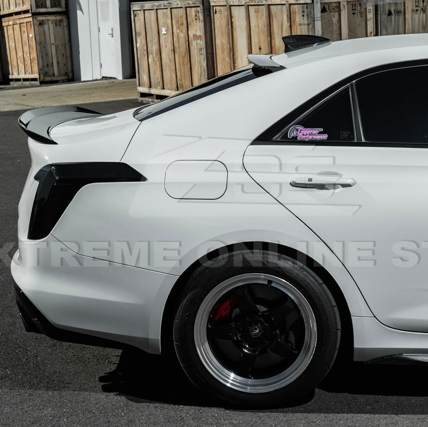 EOS Carbon Fiber Roof Spoiler - Cadillac CT4-V Blackwing (SPOILER-1387-BKCF)